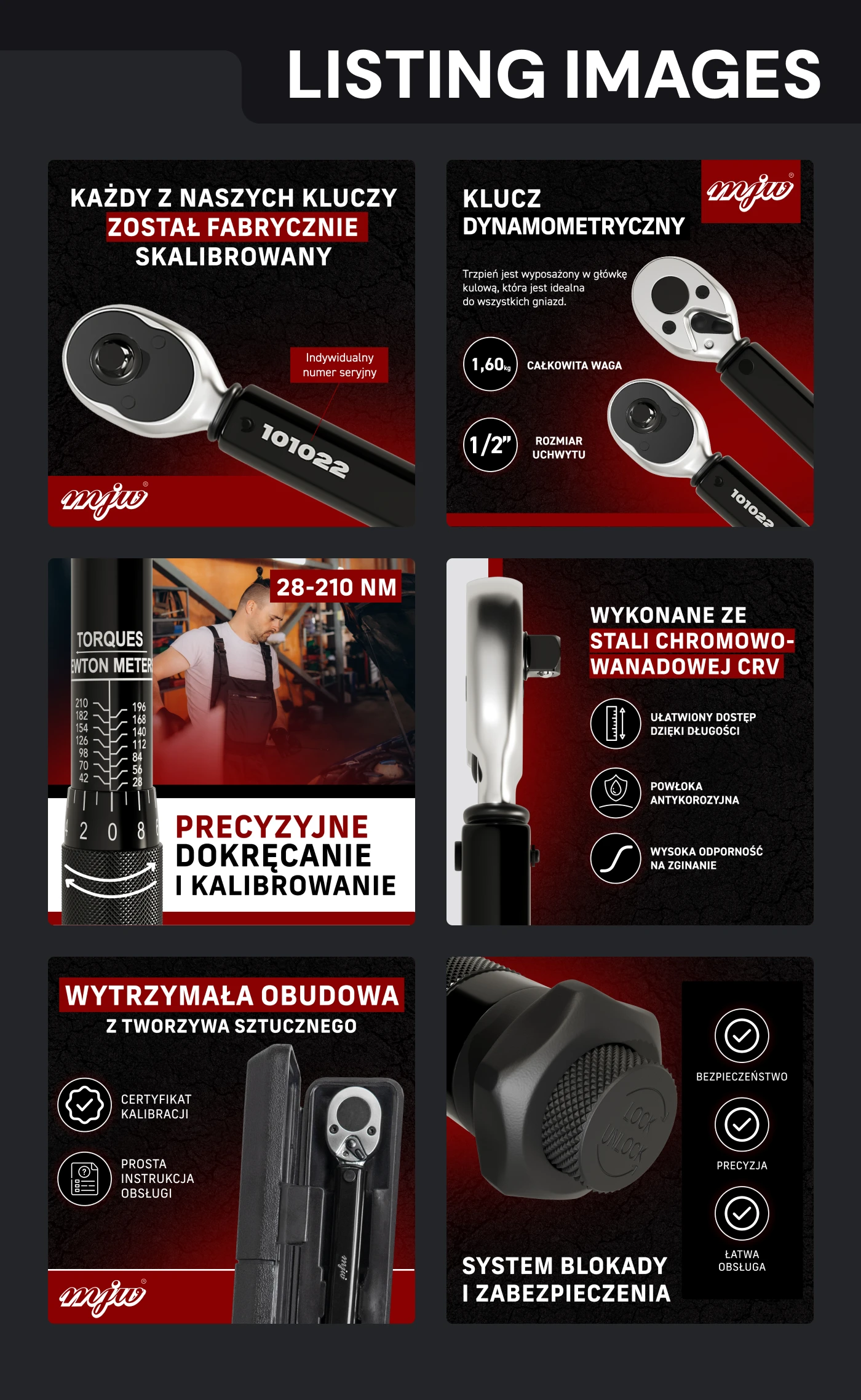 MJW — klucz dynamometryczny, Listing Images
